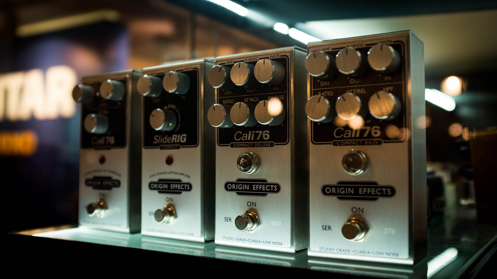 Compressor Pedals According to Origin Effects