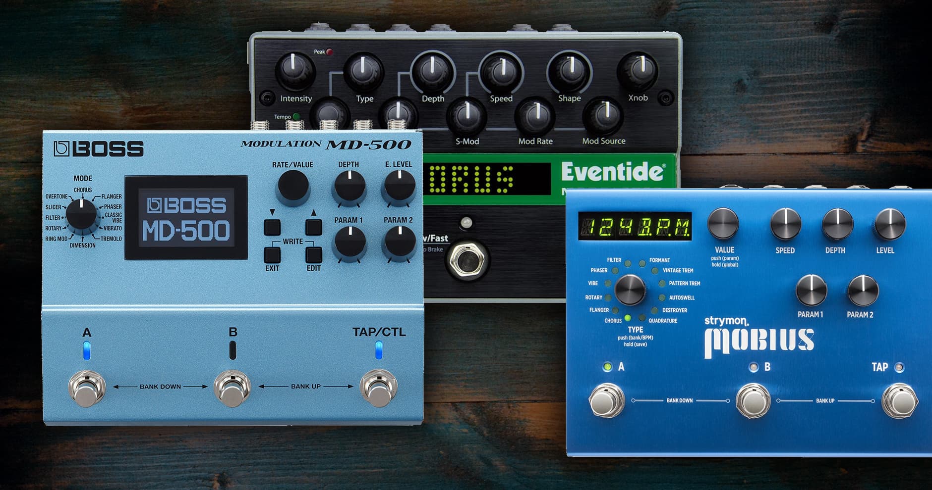 Boss vs. Strymon vs. Eventide – Pedal Comparison
