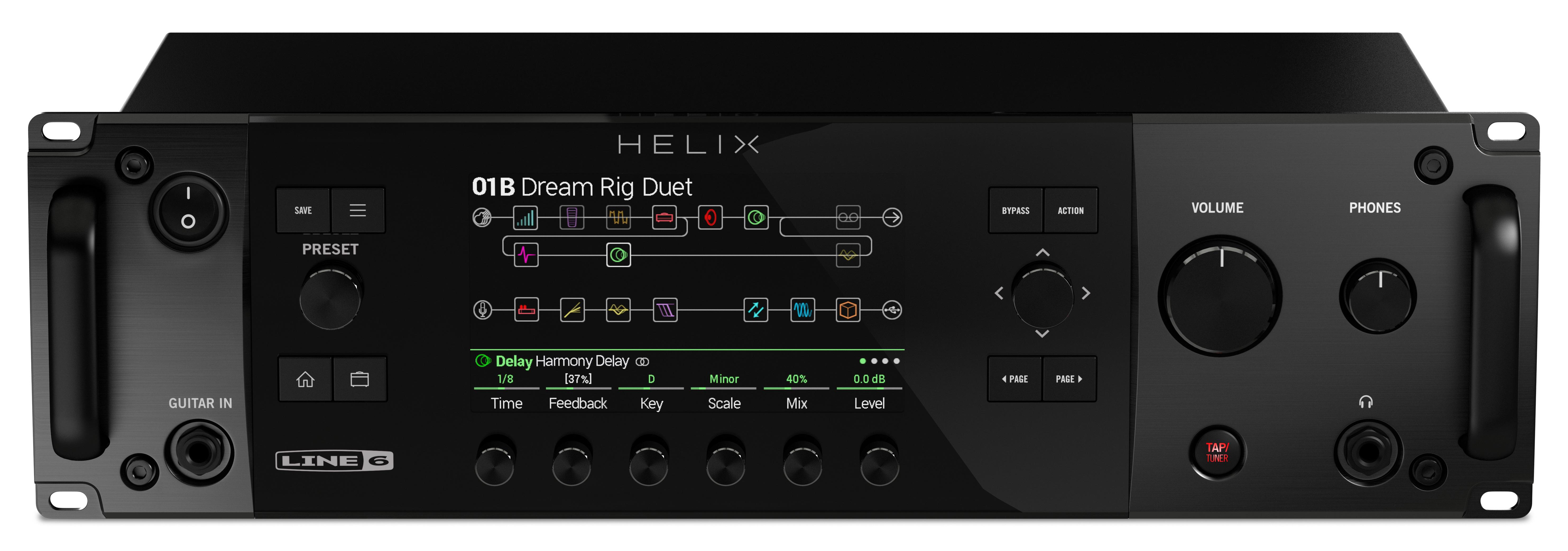 Line 6 Helix Rack - Robby Baca, The Contortionist - Andertons Music Co.
