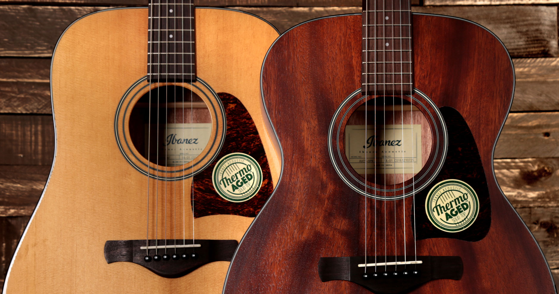What is a thermo-aged guitar?