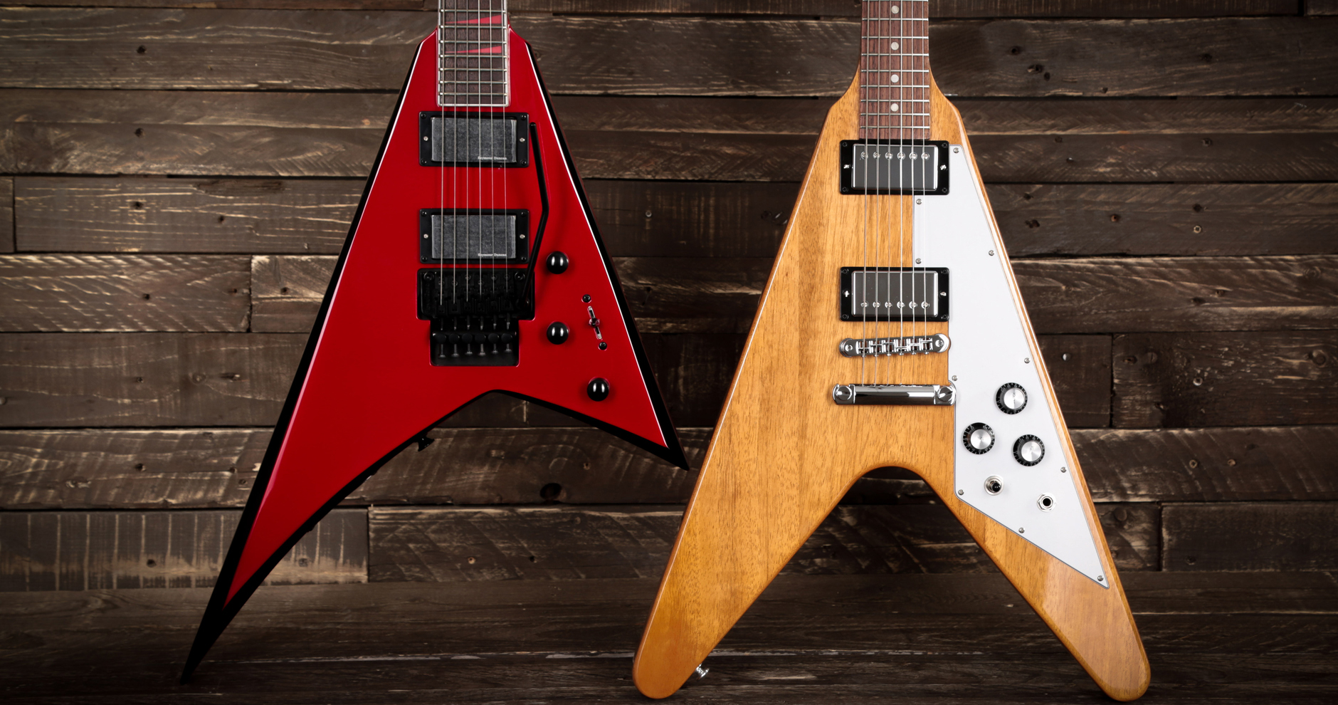 Gibson Flying V vs. Jackson Rhoads