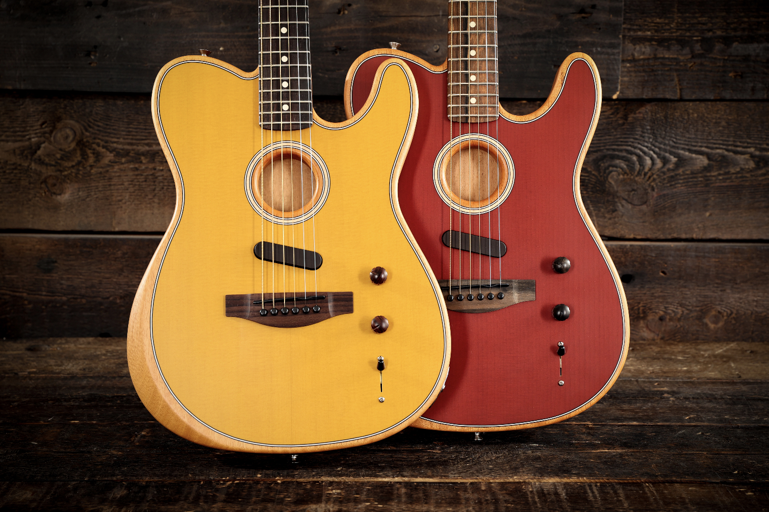 Fender American vs. Player Acoustasonic Telecaster Differences