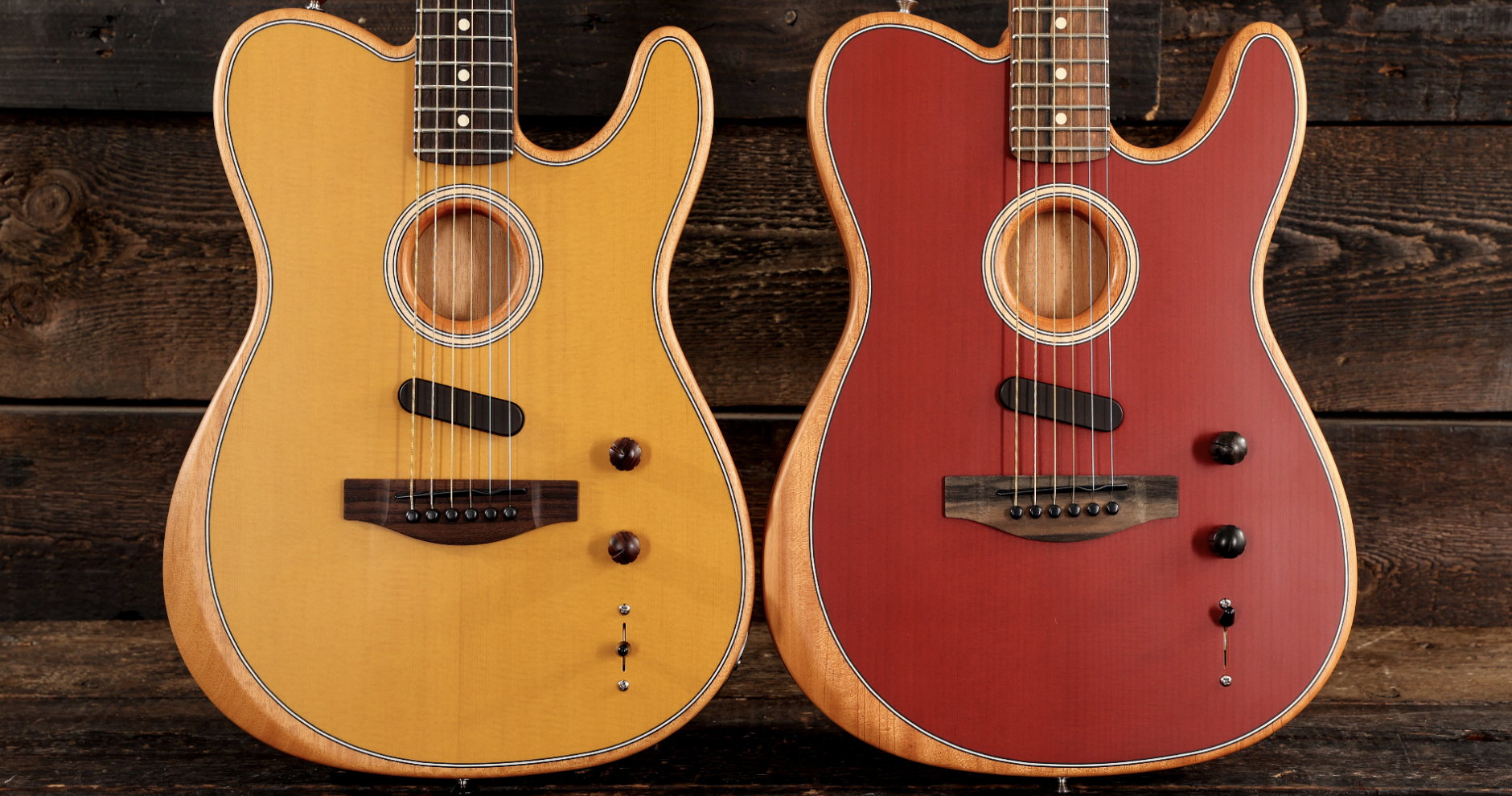 Fender Acoustasonic Telecaster: American vs. Player II vs. Standard