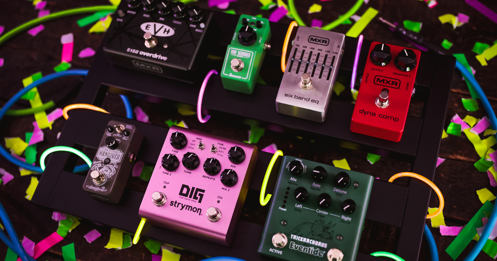 Building the Ultimate '80s Guitar Pedalboard