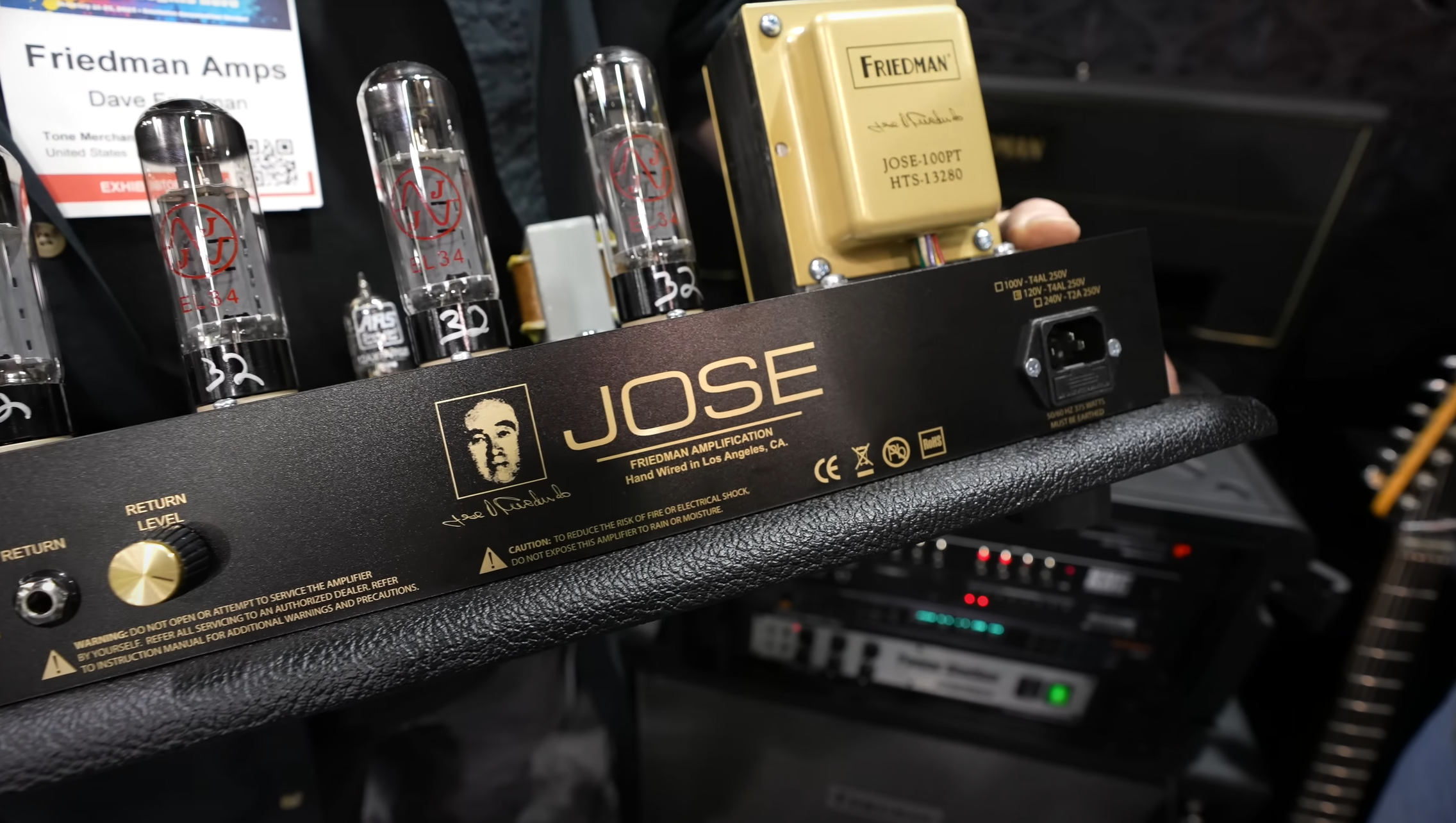 NAMM 2025: Friedman ‘Jose’ pays tribute to amp modification legend who worked with Steve Vai, Metallica, EVH & More