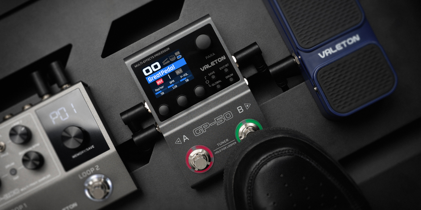 Valeton GP-50 Foot on Right Footswitch