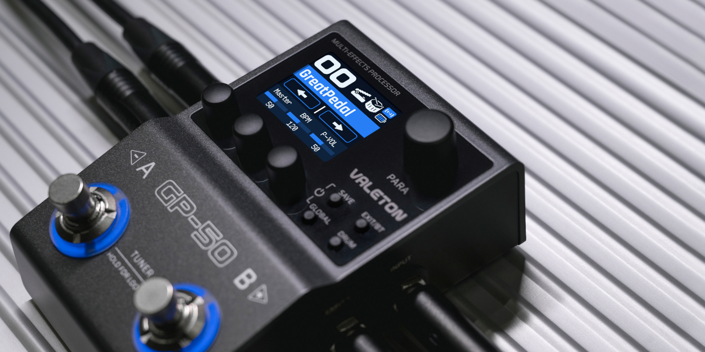 Valeton GP-50 Screen and Controls