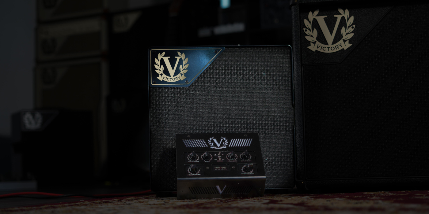 A photo of the Victory PowerValve 200 placed in front of a Victory Lunchbox cab