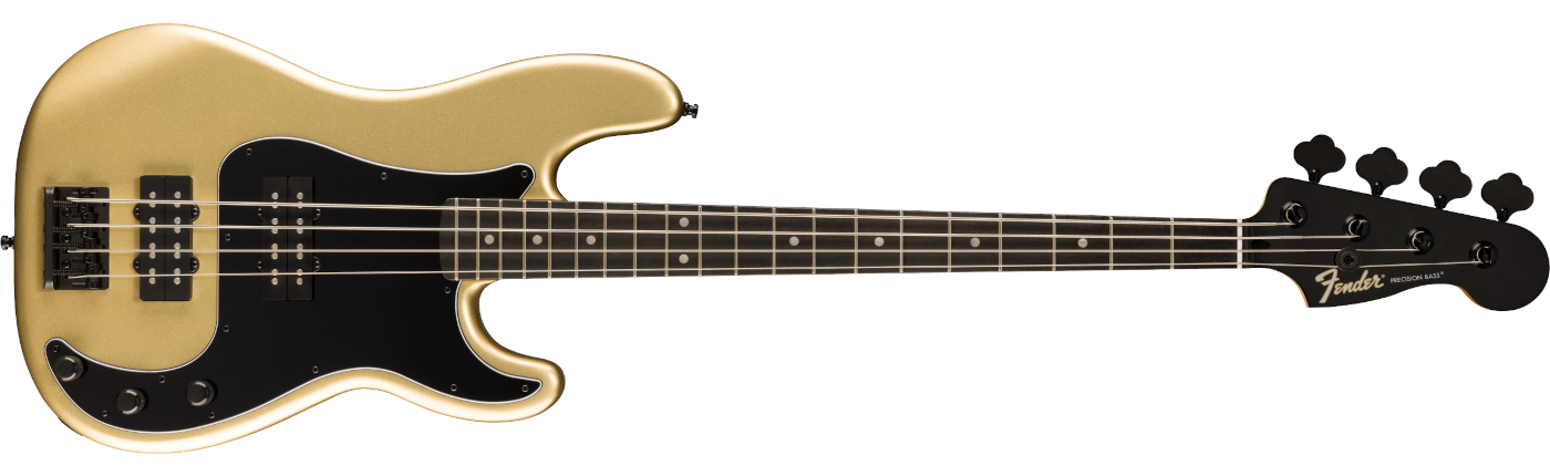 Fender Fusion Precision Bass HH in halo metallic gold