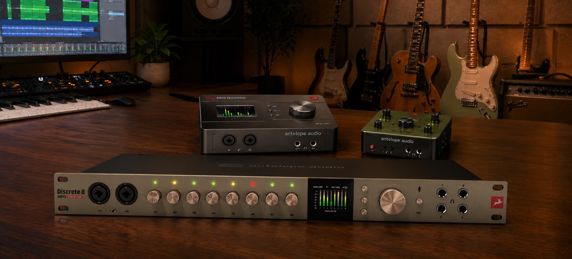 The Best Antelope Audio Interface for Guitarists: Zenith 2 vs. Zen Quadro vs. Discrete 8 Oryx&nbsp;